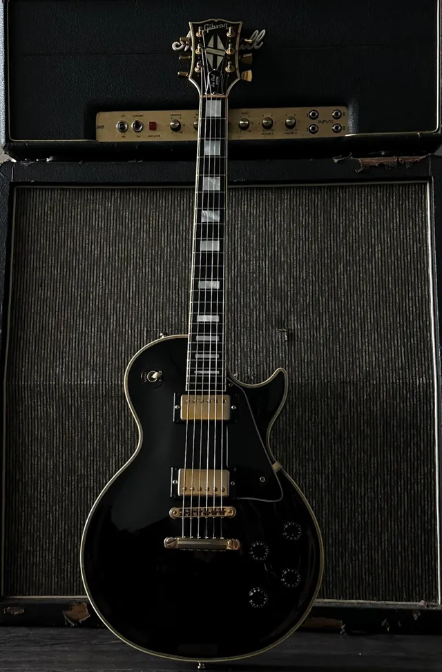 1989 Gibson Les Paul Custom 4,2kg Ebony All Original
