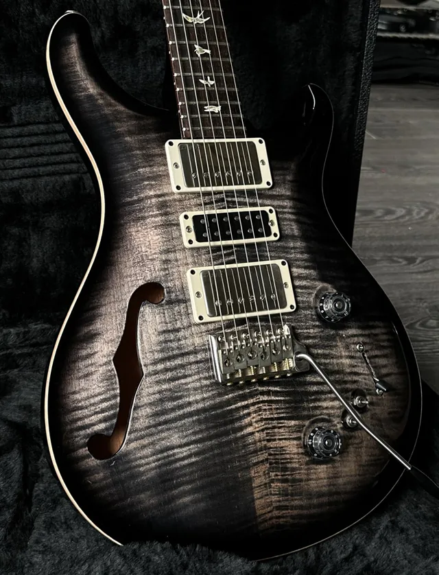 2022 PRS Special Semi-Hollow Charcoal Burst Excellent with Case & Papers - Image 1