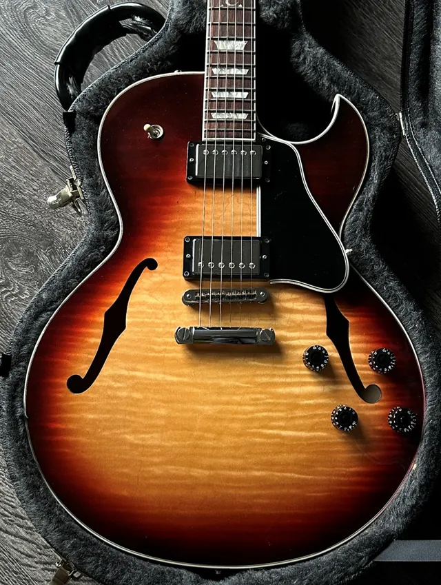 2010 Gibson ES-137 Classic Flamed Maple Body Semi-Hollowbody - Image 1