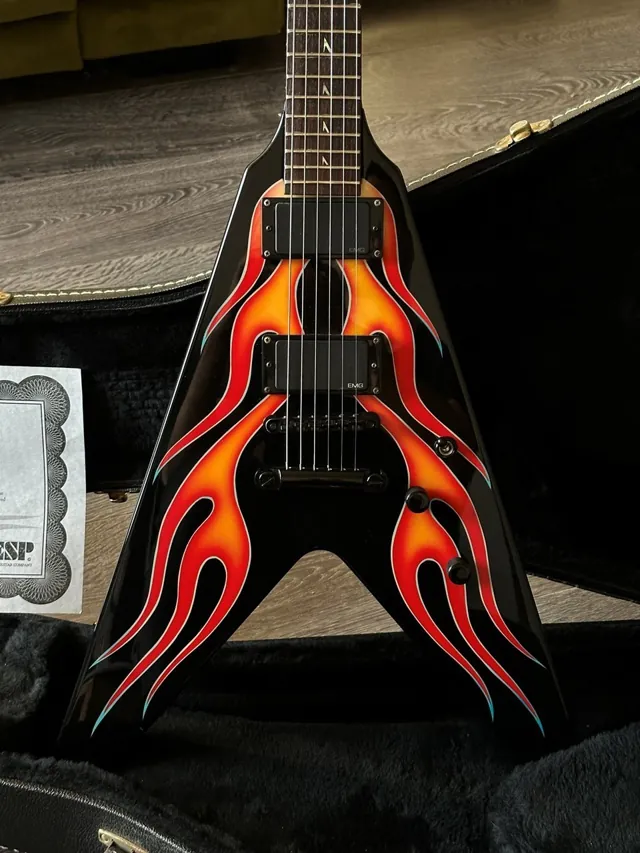 ESP Custom Shop JH-1 James Hetfield Signature with Handsigned COA - Image 1