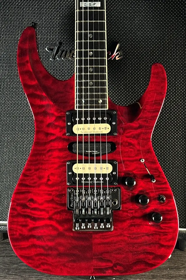 ESP Custom Shop Horizon Early 90's Quilt Maple HSH Neckthrough Custom Order - Image 1