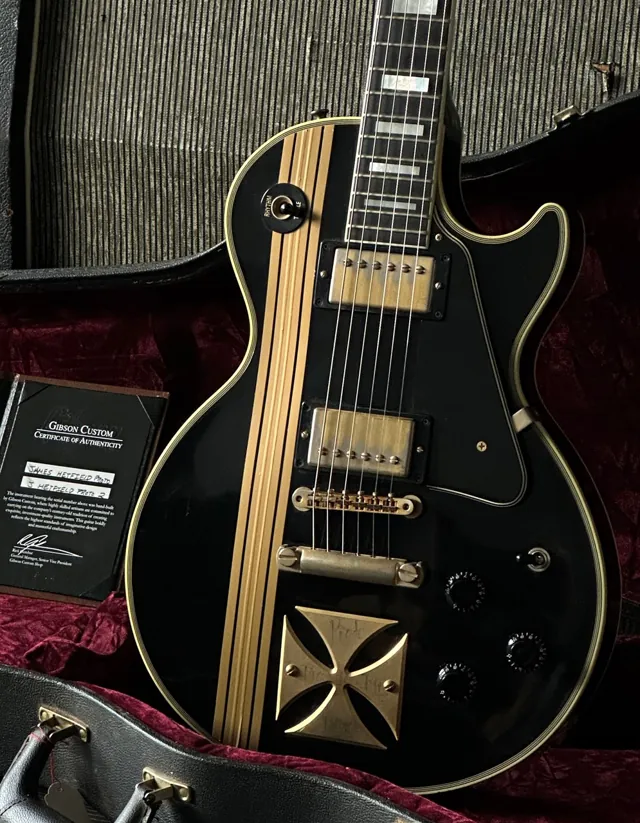 Gibson Les Paul Custom James Hetfield Iron Cross Prototype #2 Ultimate Collectable - Image 1