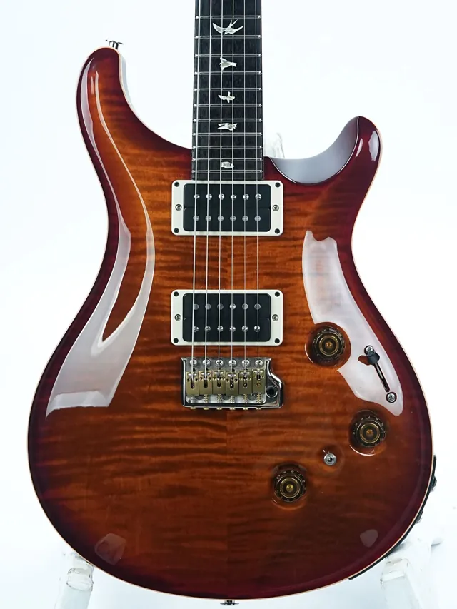 PRS Custom 24 Piezo Dark Cherry Sunburst 2023 - Image 1