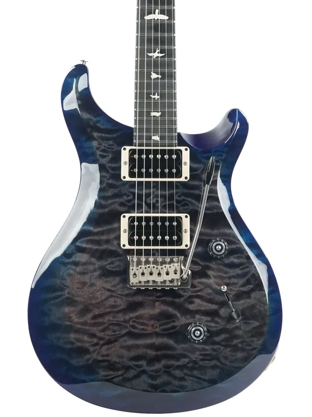 PRS S2 Custom 24 LTD Edition Quilted Maple Faded Gray Black Blue Burst 2023 - Image 1