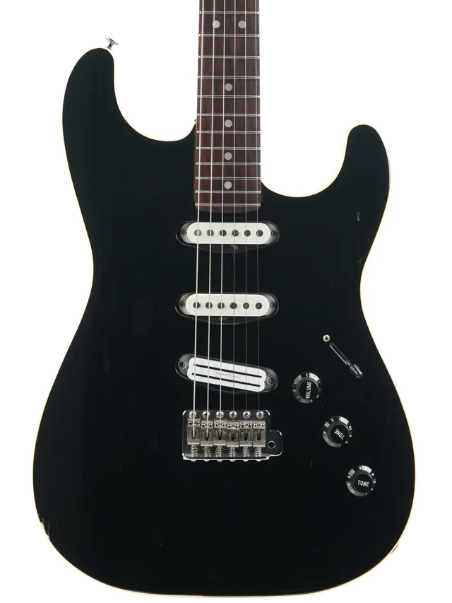 Fender Aerodyne Stratocaster MIJ Black 2005 - Image 1