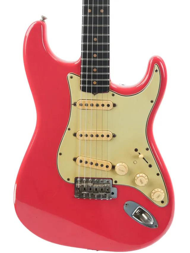 Fender Stratocaster Fiesta Red Refin 1963 #L17956 - Image 1